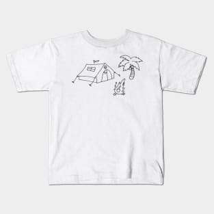 Cool Camping Trip | Outdoor Nature Hiking Camping Kids T-Shirt